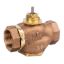 Picture of Venta, Globe Valve, 1-1/4 in, 2-way, straight threaded NPT, stem up closed, brass trim, 20 Cv