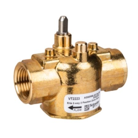 Picture of VB: 1/2 in, 2W, Zone, NPT, BR, 3.5 cv, Erie PopTop, No Steam