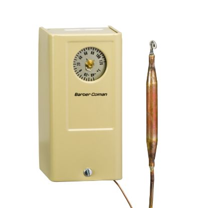 Picture of TC Series Single Bulb Thermostat, 2-Position, Single Stage, -40-120 F, 8 Inches Capillary