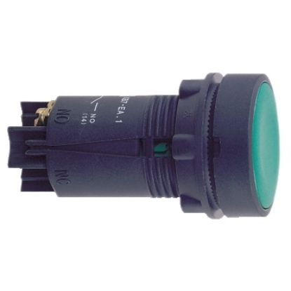 Picture of green pushbutton + 22 spring return - 1OC