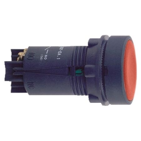 Picture of red pushbutton + 22 spring return - 1OC