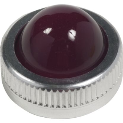 Picture of Lens, Harmony 9001K, glass, domed, red, plain lens, 30mm, for pilot light