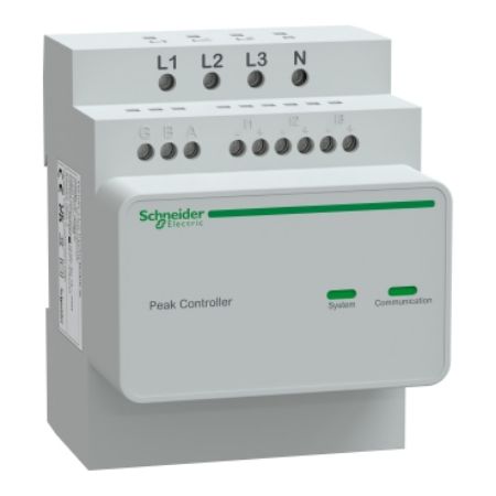 Picture of EVlink Home, Anti-tripping module, 3P, maximum current allowed to charging station manually setting from 16A to 50A