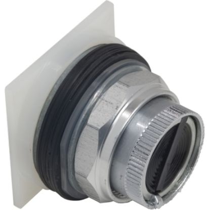 Picture of Push button switch, Harmony 9001K, metal, flush, black, 30mm, 2 positions, stay put