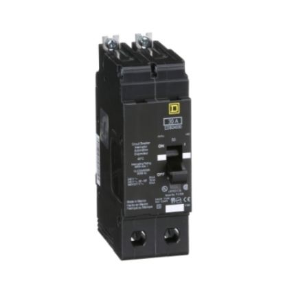 Picture of Mini circuit breaker, E-Frame, 30A, 2 pole, 480Y/277 VAC, 25 kA max, bolt on