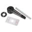 Picture of Rotary handle, TeSys DF, Black, extended, right hand side, for LS1D32