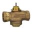 Picture of Venta, Globe Valve, 1 in, 2-way, straight threaded NPT, stem up open, stainless steel trim with metal seats, 10 Cv