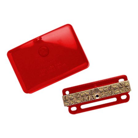 Picture of Clipsal MAX4, Mini Active link 100 A 500 V 12 hole with cover Red