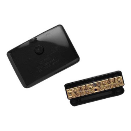 Picture of Clipsal MAX4, Mini Neutral link 100 A 500 V 10 hole with cover Black