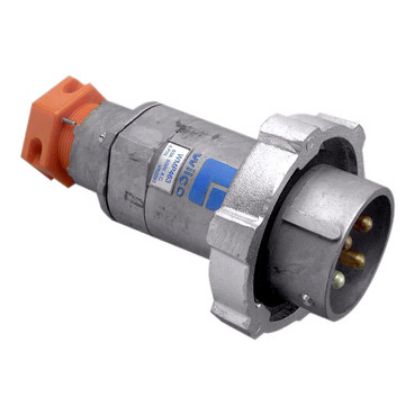 Picture of Metal Clad, Plugs, Aluminium, Multi Phase, 500V, 63A, 4 Round Pin