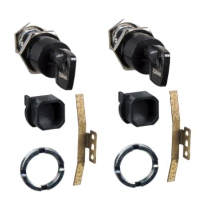 Picture of Chassis locking, MasterPact NT drawout, disconnected position locking, Profalux keylock, 2 locks, 1 key, spare part