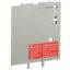 Picture of Transparent cover, MicroLogic P and H control units, lead sealed, spare part