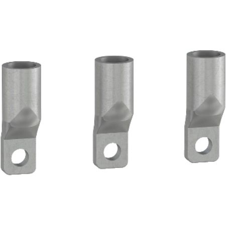 Picture of Crimp lugs for aluminium cable, ComPacT NSXm, 95mmÂ² rigid cable, set of 3 parts