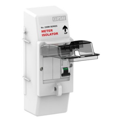 Picture of Clipsal Resi MAX, Meter Isolator With 1 Pole 63A C Curve MCB enclosure and lock off device