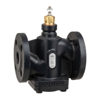 Picture of Venta V231 Globe Valve, 2-Way, PN25, Flanged, DN32, Kvs 16, Nodular Iron, Stainless Plug and Seat, Stem Up Closed.