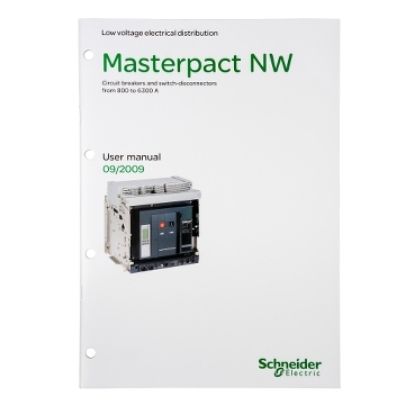 Picture of User manual, MasterPact NW, english, spare part