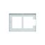 Picture of Medilec, Flush Mount Metal Plate, Wall Boxes, Grids, 2 Gang