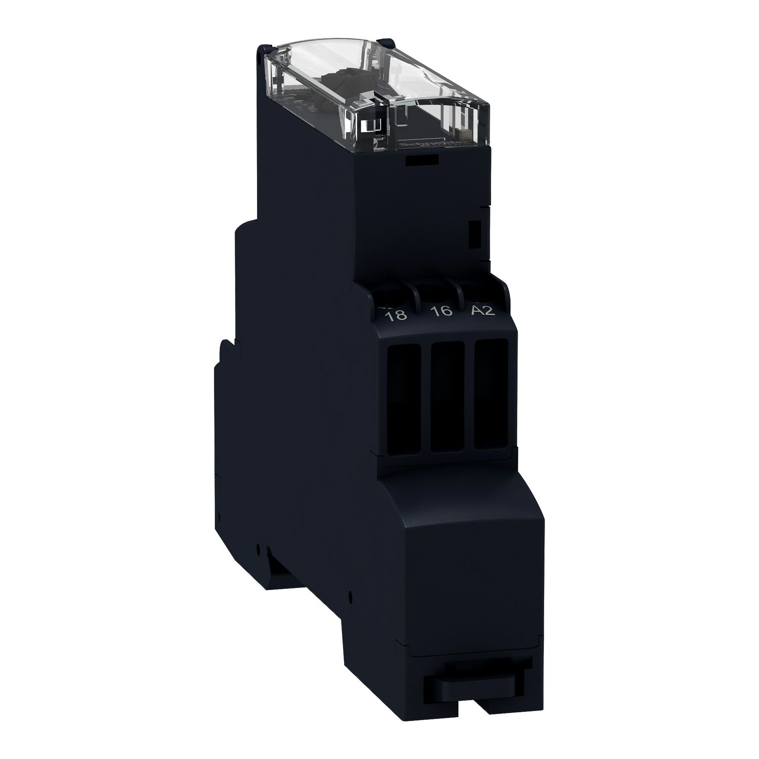 Picture of Modular timing relay, Harmony Timer Relays, 8 A, 1 CO, 1 s..100 h, on delay, 24 V DC / 24...240 V AC/DC