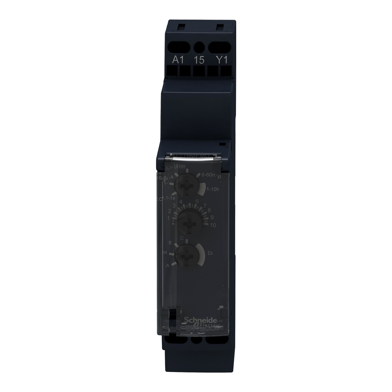 Picture of Modular timing relay, Harmony Timer Relays, 8A, 1CO, 0.1s..10 h, multifunction, 24V DC 24...240V AC DC