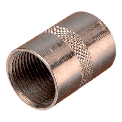 Picture of Clipsal - Cable Management, Machined Brass, 32mm Steel Coupling, Zinc Plated