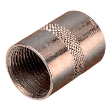 Picture of Clipsal - Cable Management, Machined Brass, 25mm Steel Coupling, Zinc Plated