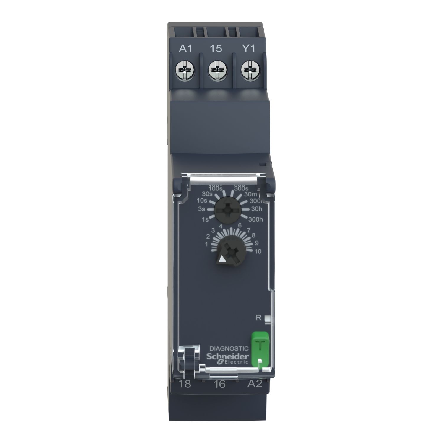 Picture of dual function relay, Harmony Timer Relays, 8A, 1CO, 0.05sâ€¦300h, symmetrical flashing, 24...240V AC DC