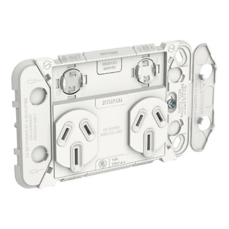 Picture of Clipsal Iconic, Grid Switch, Horizontal Twin, 15A, 250V