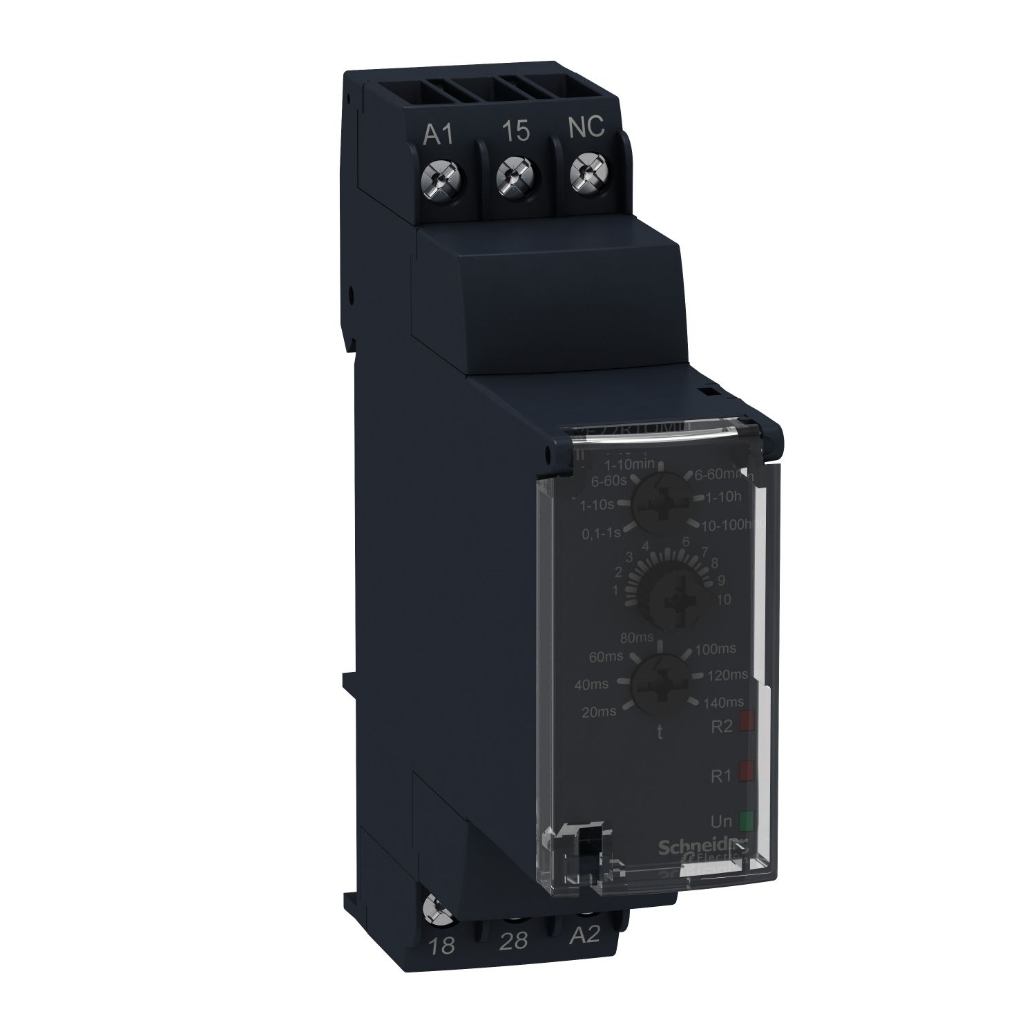 Picture of single function relay, Harmony Timer Relays, 8A, 1CO, 0.1sâ€¦100h, star delta, 24V DC or 24...240V AC DC