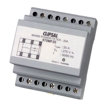 Picture of Clipsal MAX4, Mains rated filter 20 A 250 V 2 module