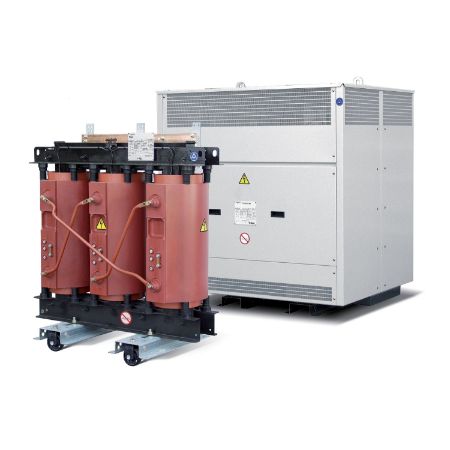 Picture of Transformer, Trihal, dry type, 2000kVA, 11kV, 433V, IP31 enclosure, air forced cooling