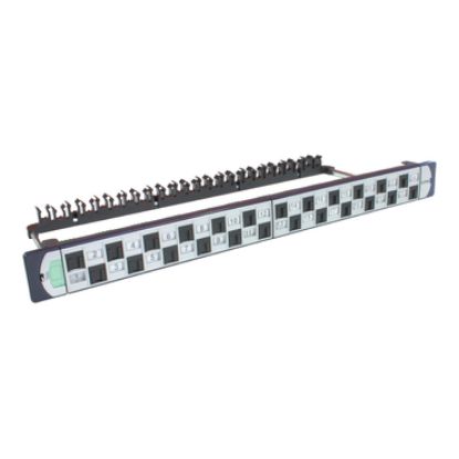 Picture of Clipsal Actassi, P/Panel 24 Port, CAT6A UTP Shutter with Jacks