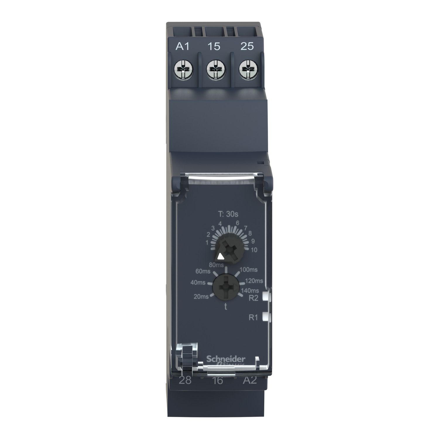Picture of single function relay, Harmony Timer Relays, 8A, 2CO, 0.3sâ€¦30s, star delta, 24...240V AC DC