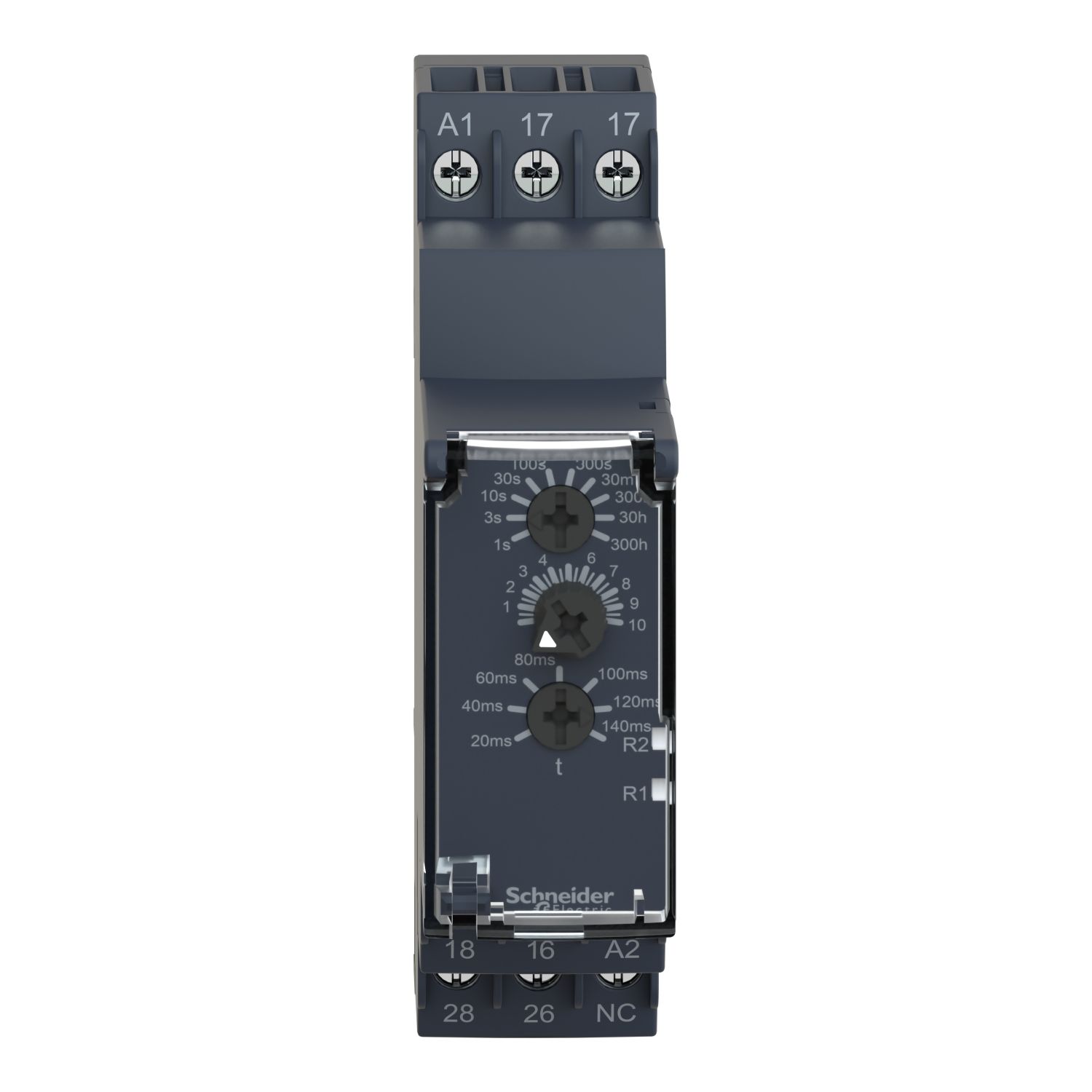 Picture of single function relay, Harmony Timer Relays, 8A, 2CO, 0.05sâ€¦300h, star delta, 24...240V AC DC