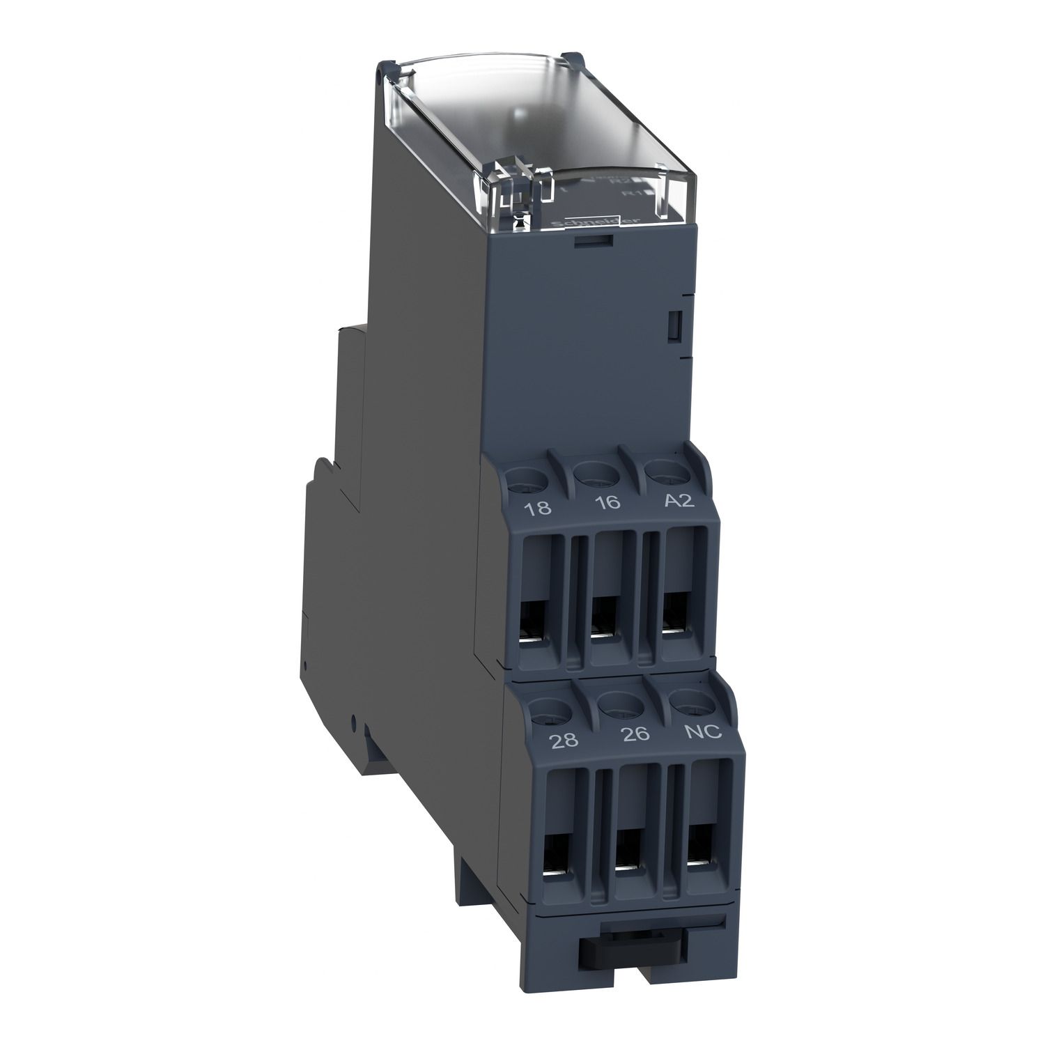 Picture of single function relay, Harmony Timer Relays, 8A, 2CO, 0.05sâ€¦300h, star delta, screw connectors, 24...240V AC DC