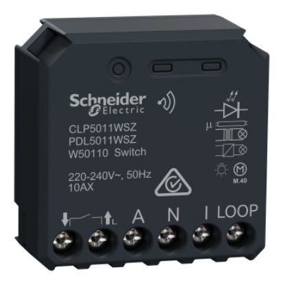 Picture of Clipsal Wiser, Micro Module Smart Switch 10 AX, 240 V, Grey
