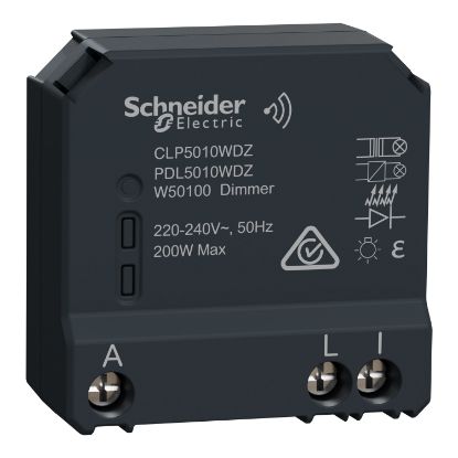 Picture of Clipsal Wiser, Micro Module Smart Dimmer 200 W Max, 240 V, Grey