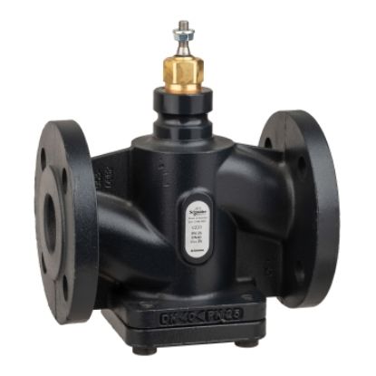 Picture of Venta V231 Globe Valve, 2-Way, PN25, Flanged, DN40, Kvs 25, Nodular Iron, Stainless Plug and Seat, Stem Up Closed.