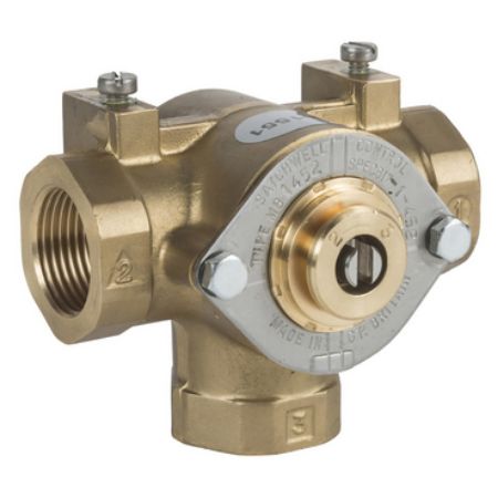 Picture of MB 3-Way Threaded Shoe Valve, 2" (Rp 2) Kvs 33.