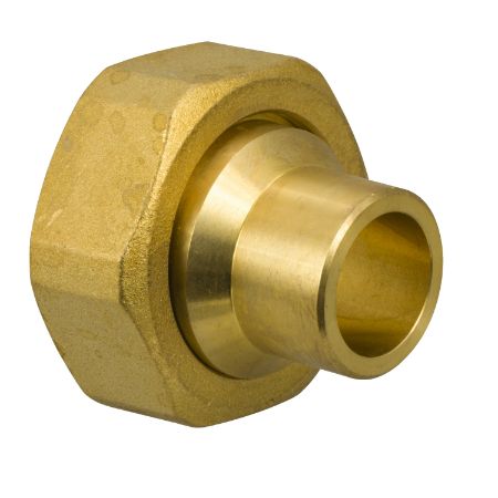 Picture of 2 x DN20 Solder End Connections with Fibre Gaskets, G 1 to valve, 15mm Solder