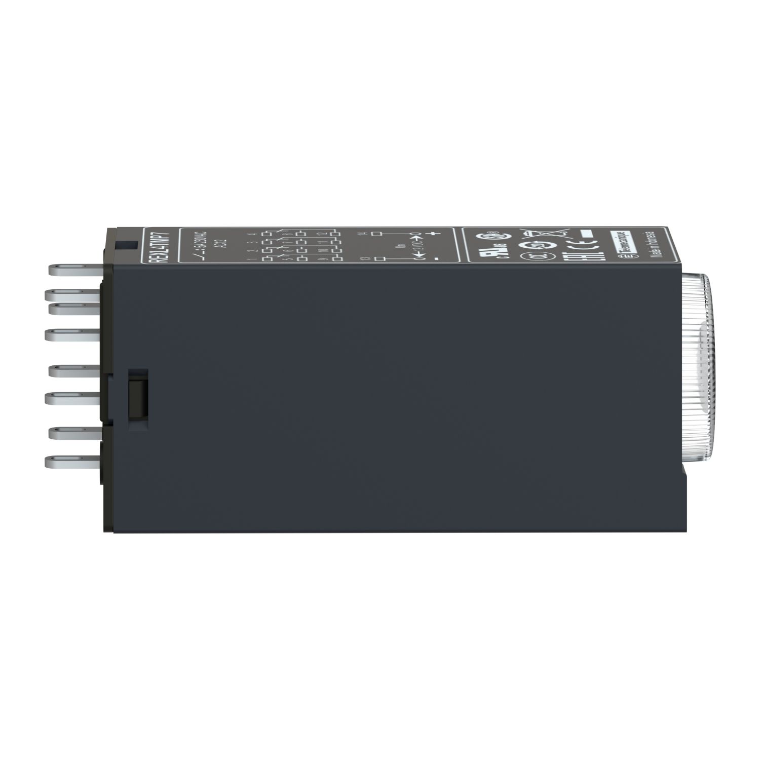 Picture of single function relay, Harmony Timer Relays, 5A, 4CO, 0.1s..100h, on delay, 230V AC