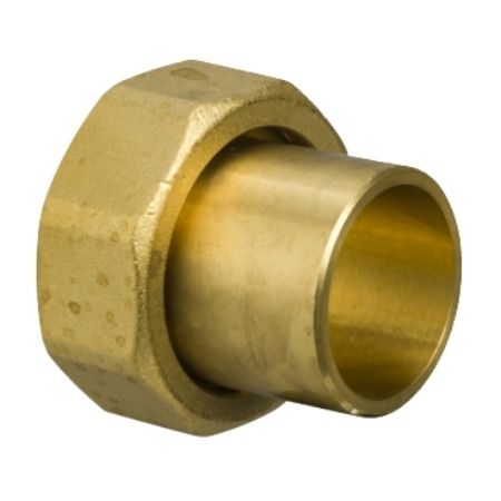 Picture of 2 x DN25 Solder End Connections with Fibre Gaskets, G 1.1/4 to valve, 28mm Solder