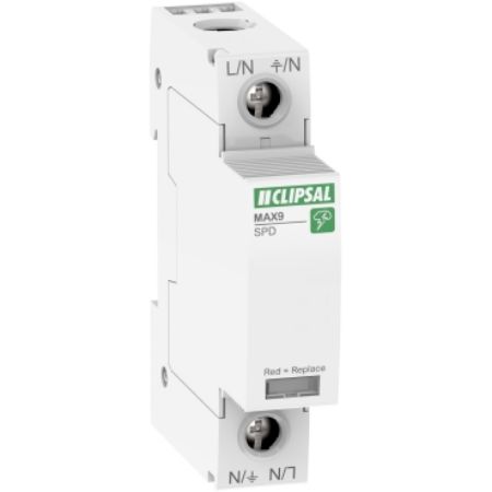 Picture of Clipsal MAX9, Surge Protection Device, SPD, 1P, 40kA