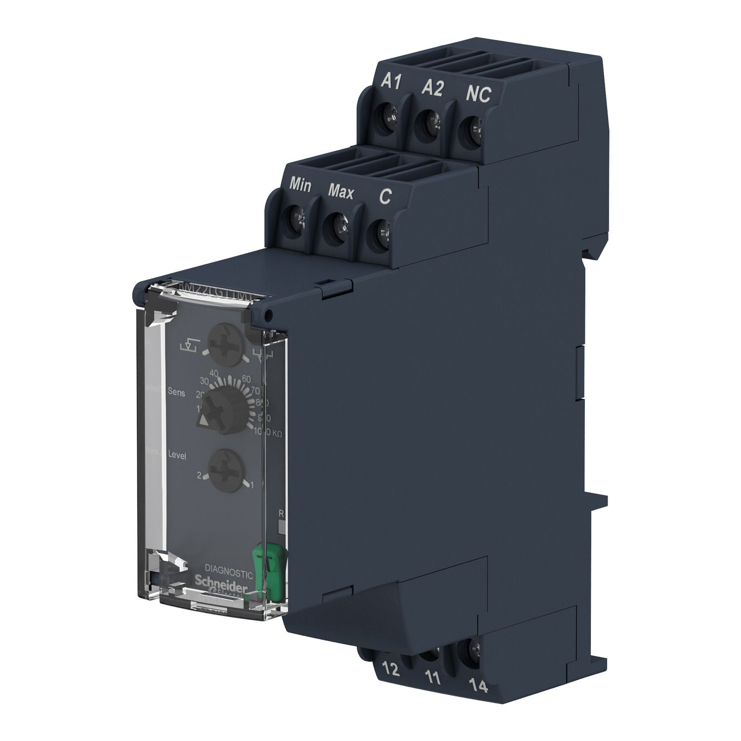 Picture of level control relay, Harmony Control Relays, 8A, 1CO, 380â€¦415V AC DC