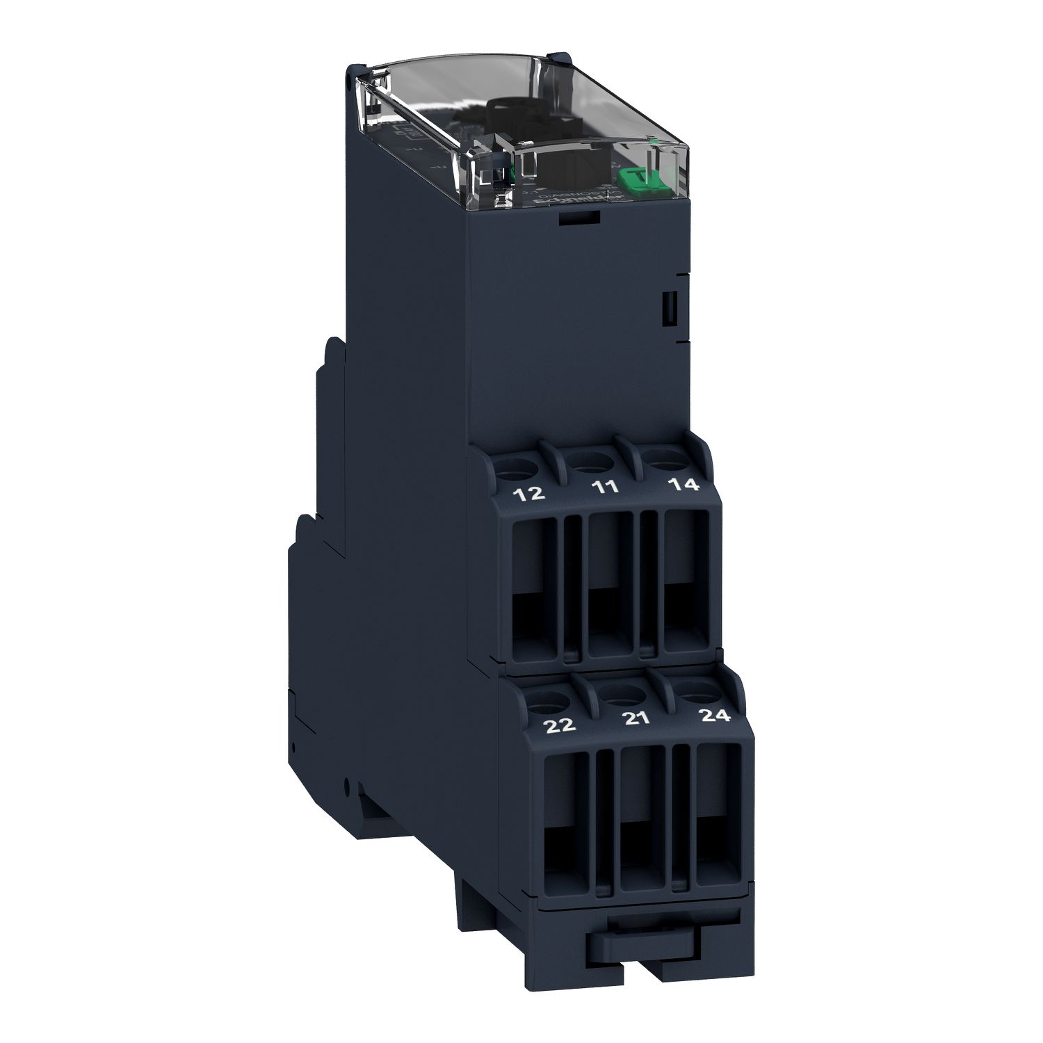 Picture of voltage control relay, Harmony Control Relays, 8A, 2CO, 80â€¦300V AC DC, 110â€¦240V AC DC
