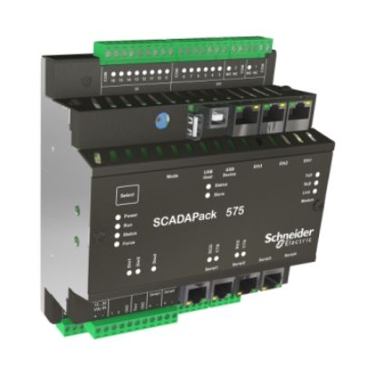 Picture of Smart RTU, SCADAPack57x, no flowrun license, 18 DI, 6 AI, 9 DO, 2 AO