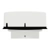 Picture of Exhaust fan, Airflow, wall, 200mm blade dia, auto louvre, white
