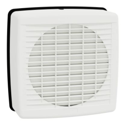 Picture of Exhaust fan, Airflow, window, 200mm blade dia, auto louvre, white