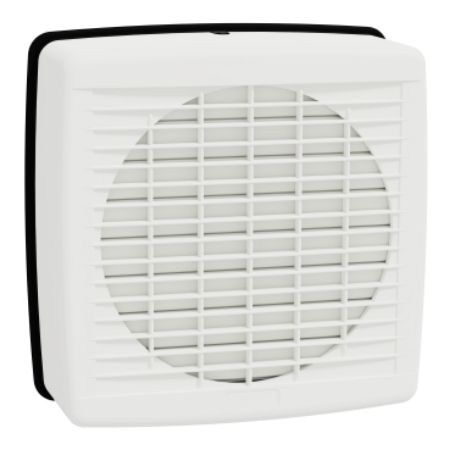 Picture of Exhaust fan, Airflow, window, 200mm blade dia, auto louvre, white