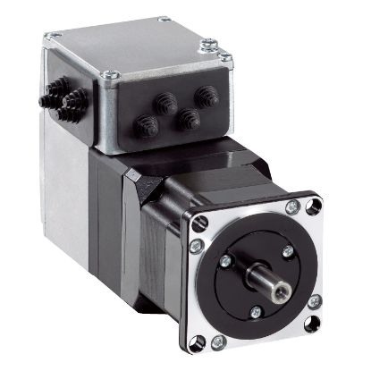 Picture of integrated drive ILA with servo motor - 24..36 V - CANopen - indus connector