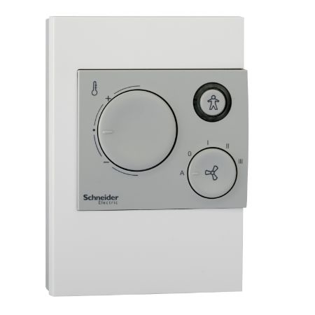 Picture of STR100 Series STR106 Model, Temperature Sensor Temperature Sensor, 1.8k Ohm Thermistor, RJ-10 Modular Jack, Mode Indicator, Fan Speed Control, Bypass